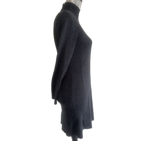 Lululemon Keep it Cozy Graphite Gray Silk Blend Sweater Dress 4 W1CFTS - Picture 9 of 16